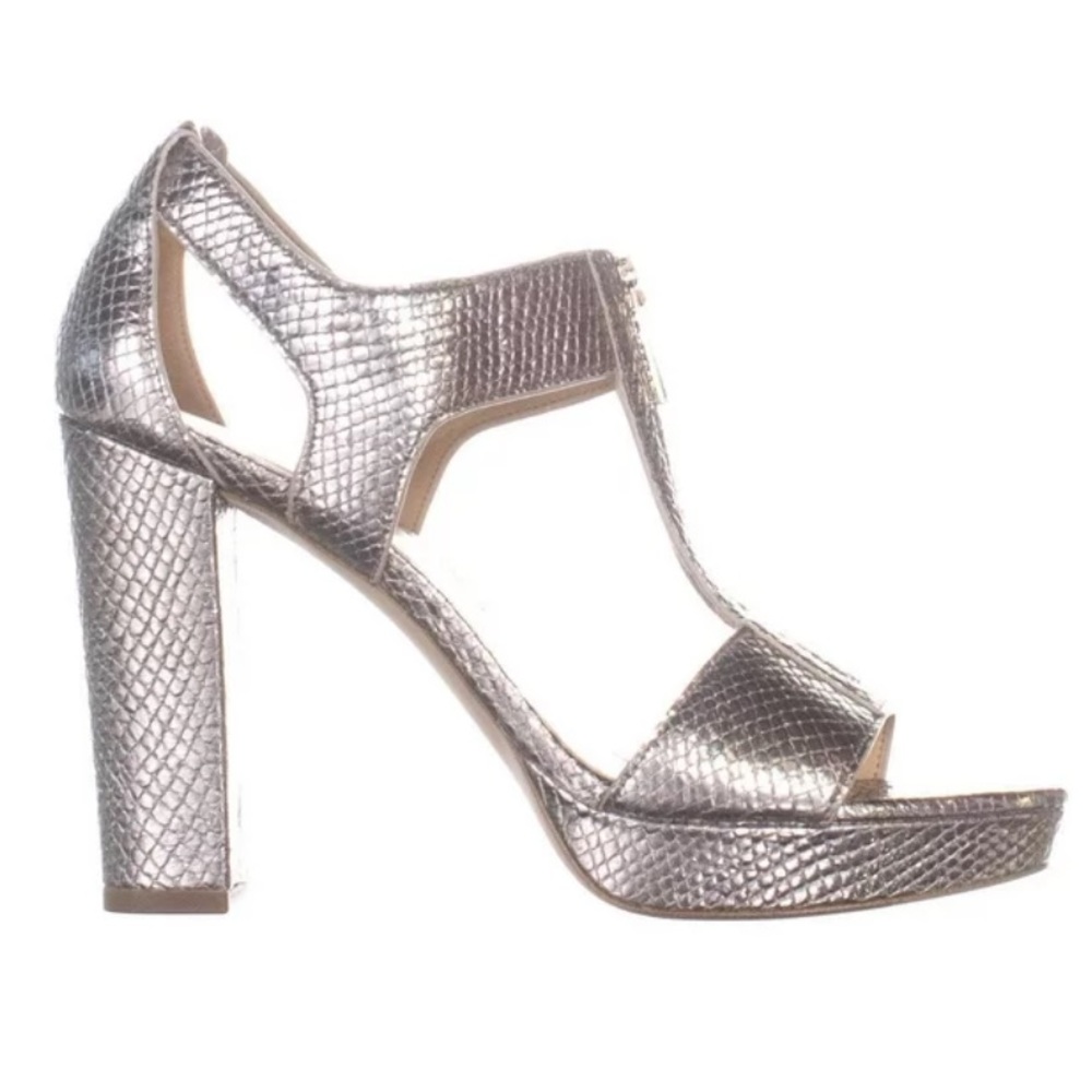 Michael Kors t strap zipper leather heels in gently used condition - Picture 16 of 16